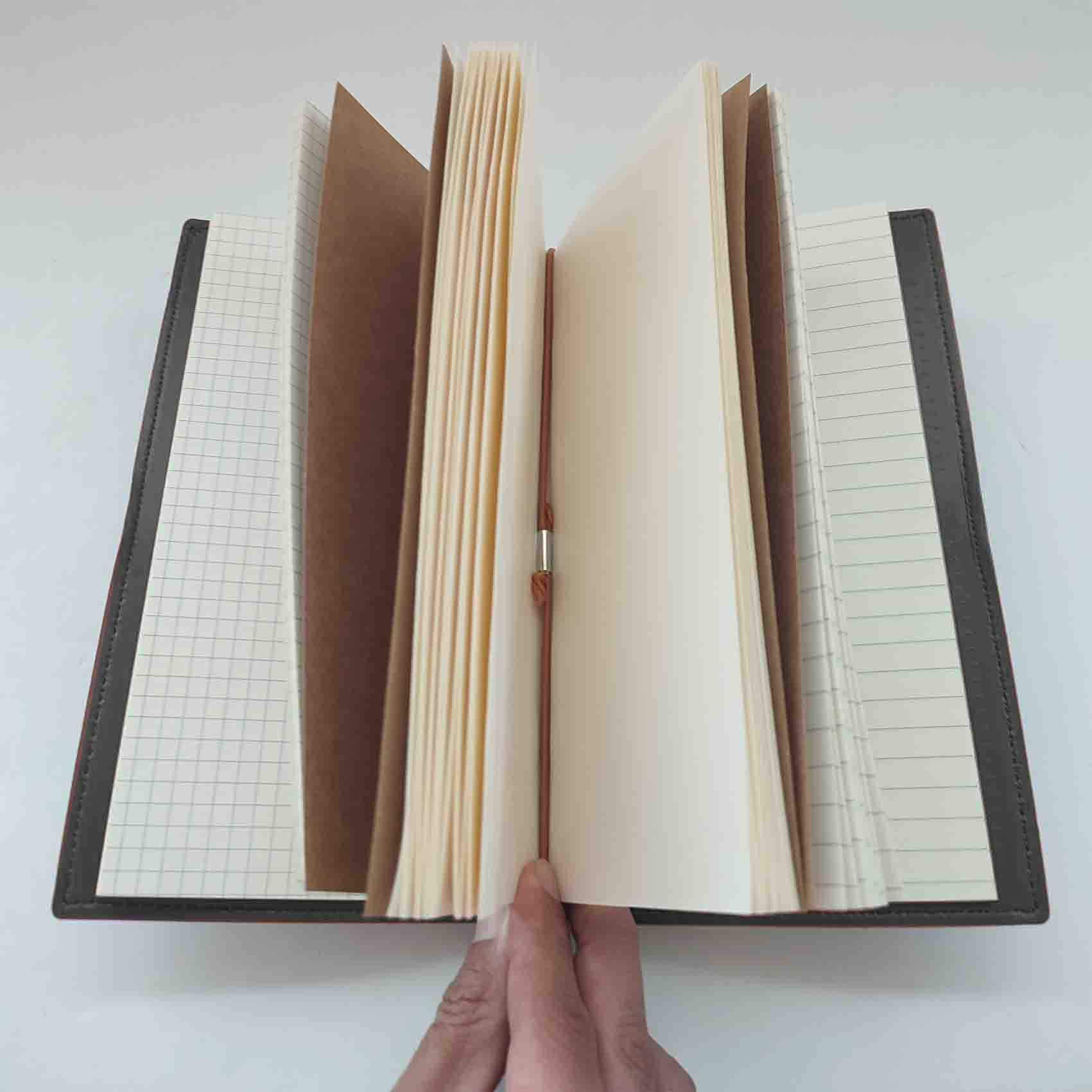 Kişiye Özel Siyah Deri Defter